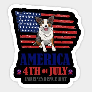 4th of July - Independence Day Sticker